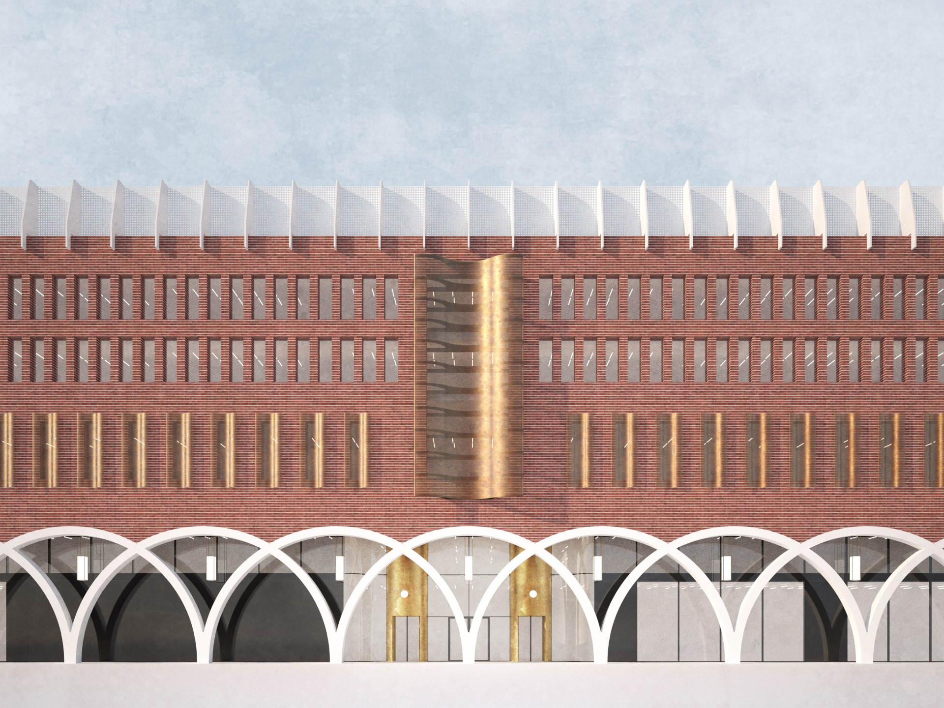 Gewerbe- und Bürogebäude „The Yard“ im Westfield Hamburg-Überseequartier, Hamburg