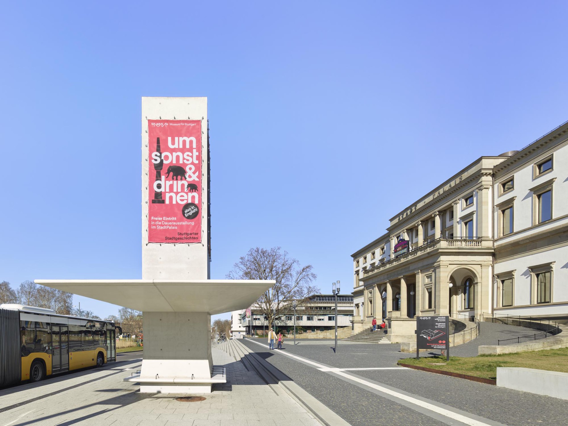 Neugestaltung Vorplatz StadtPalais und Boulevard