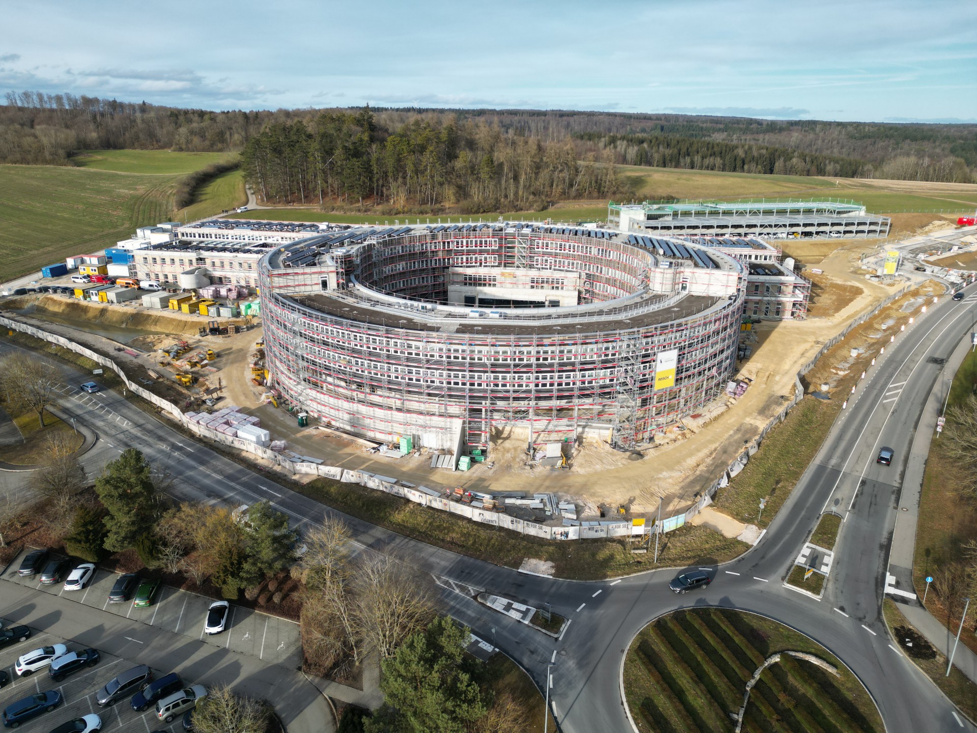 Fünf laufende Projekte